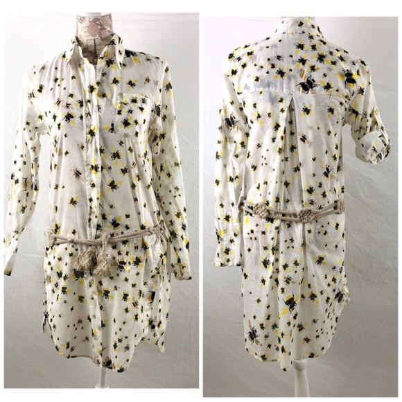 Diane Von Furstenburg <DVF> carson bumblebee tunic - Picture 2 of 8